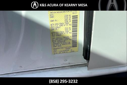 2017 Nissan Frontier SV