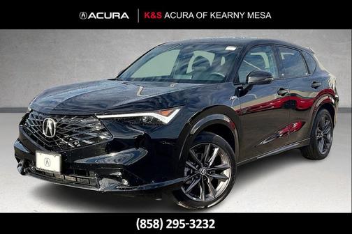 Crystal Black Pearl 2025 Acura ADX A-Spec