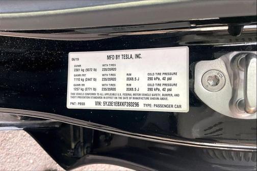 2019 Tesla Model 3 Long Range
