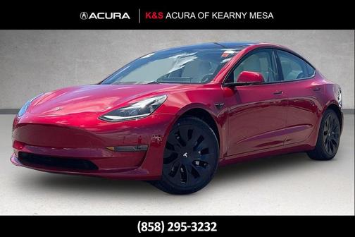 Red Multi-Coat 2023 Tesla Model 3 Standard Range