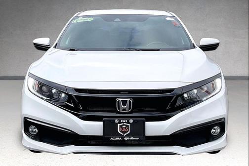 Platinum White Pearl 2021 Honda Civic Sport