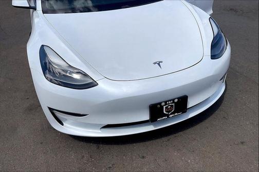 Pearl White Multi-Coat 2021 Tesla Model 3 Standard Range Plus