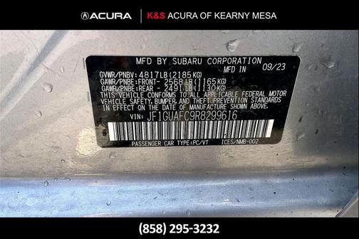 2024 Subaru Impreza Sport