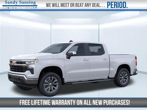 Summit White 2026 Chevrolet Silverado 1500 LT