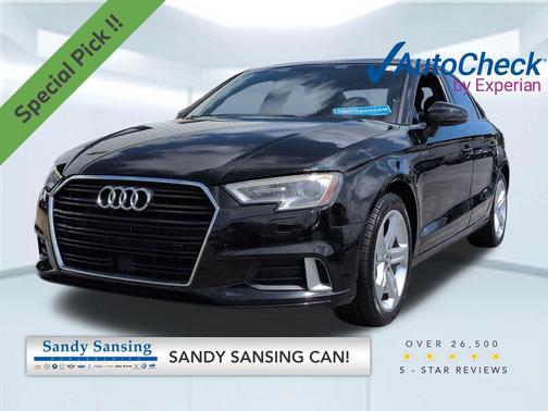 Brilliant Black 2018 Audi A3 2.0T Premium