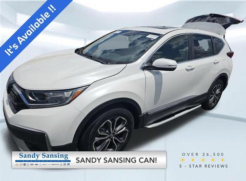 Platinum White Pearl 2021 Honda CR-V 2WD EX-L