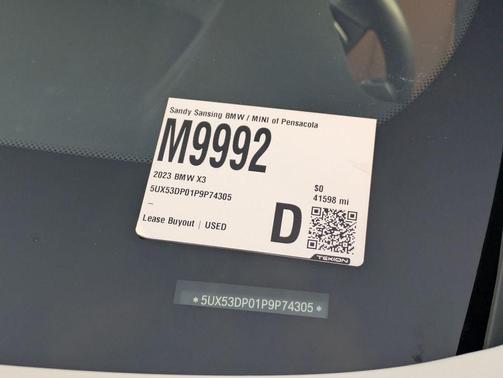 2023 BMW X3 xDrive30i
