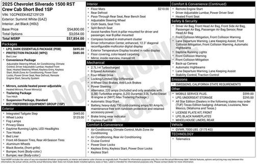 2025 Chevrolet Silverado 1500 RST