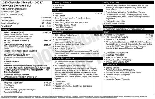 2025 Chevrolet Silverado 1500 LT