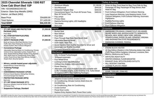2025 Chevrolet Silverado 1500 RST