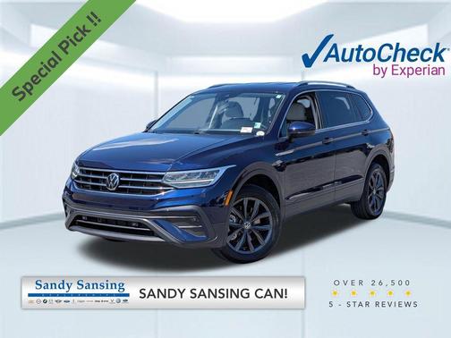 Atlantic Blue Metallic 2022 Volkswagen Tiguan 2.0T SE