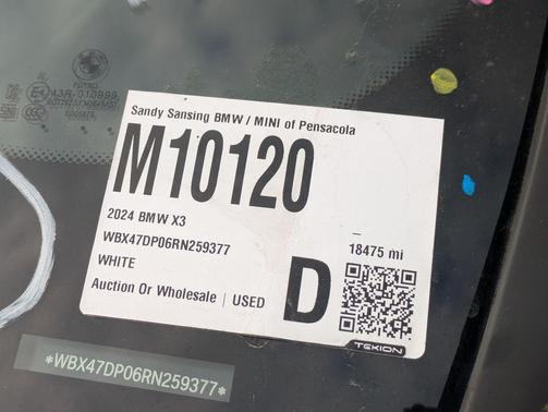 2024 BMW X3 sDrive30i