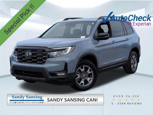 Sonic Gray Pearl 2023 Honda Passport AWD TrailSport