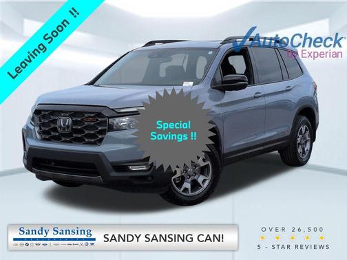 Sonic Gray Pearl 2023 Honda Passport AWD TrailSport
