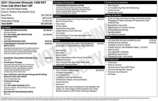 2021 Chevrolet Silverado 1500 RST