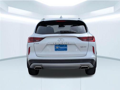 Radiant White 2023 INFINITI QX50 LUXE