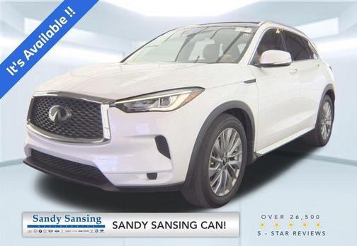 Radiant White 2023 INFINITI QX50 LUXE