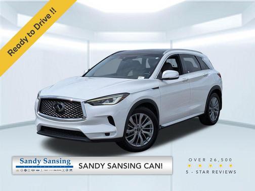 Radiant White 2023 INFINITI QX50 LUXE