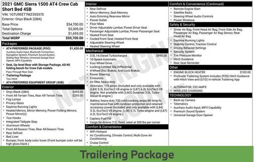 2021 GMC Sierra 1500 AT4