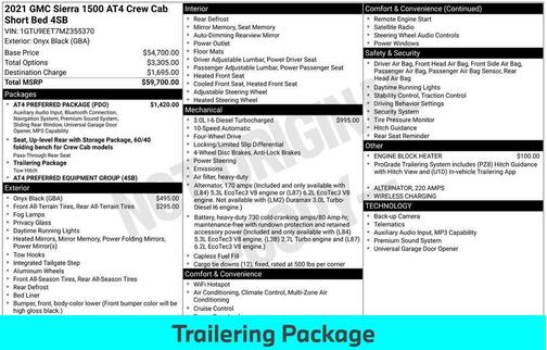 2021 GMC Sierra 1500 AT4