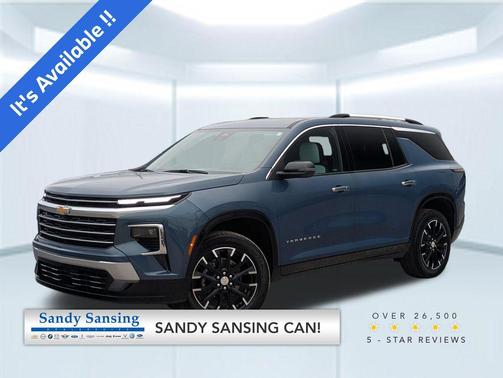 Lakeshore Blue Metallic 2024 Chevrolet Traverse RS