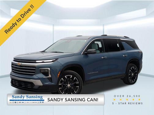 Lakeshore Blue Metallic 2024 Chevrolet Traverse RS