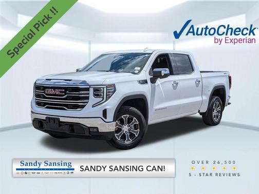 Summit White 2026 GMC Sierra 1500 SLT