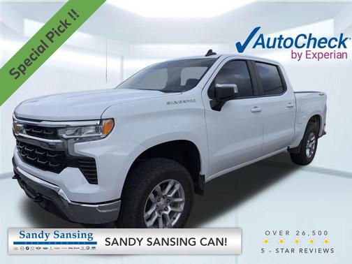 Summit White 2023 Chevrolet Silverado 1500 LT