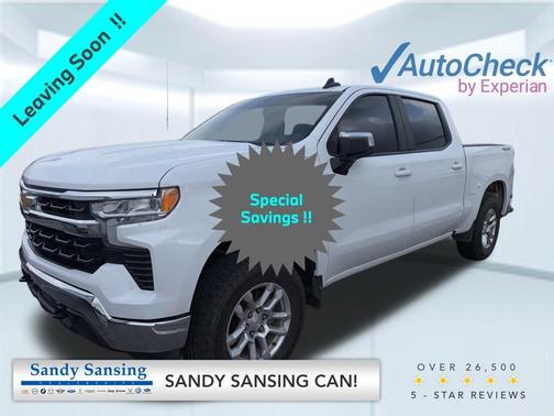 Summit White 2023 Chevrolet Silverado 1500 LT
