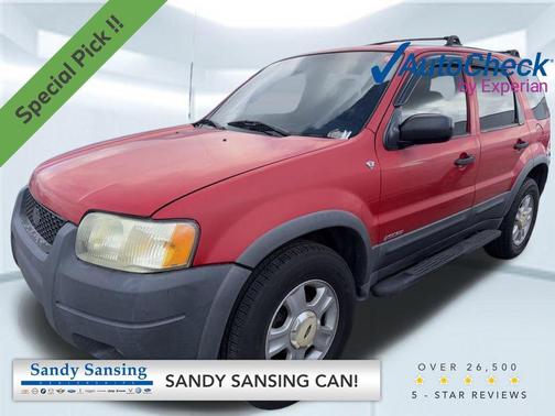 Red 2001 Ford Escape XLT