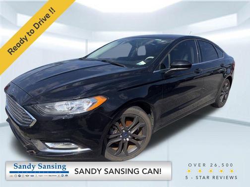 SHADOW BLACK 2018 Ford Fusion SE