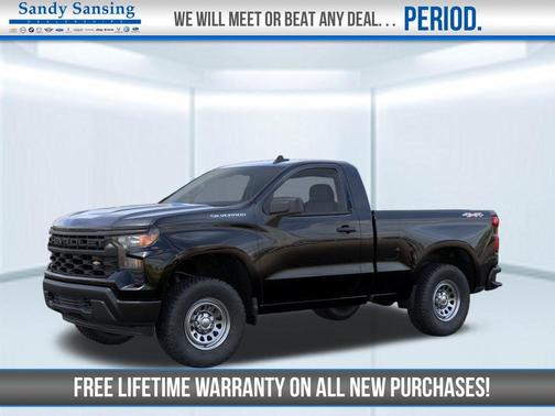 Black 2026 Chevrolet Silverado 1500 WT