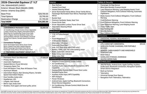 2026 Chevrolet Equinox 1LT