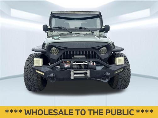 Green 1997 Jeep Wrangler Sport