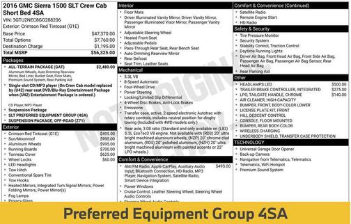 2016 GMC Sierra 1500 SLT