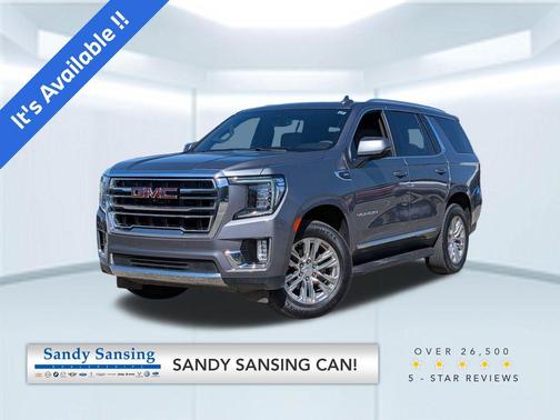Satin Steel Metallic 2021 GMC Yukon SLT
