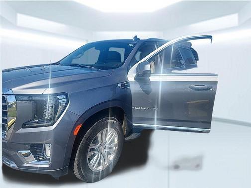 Satin Steel Metallic 2021 GMC Yukon SLT