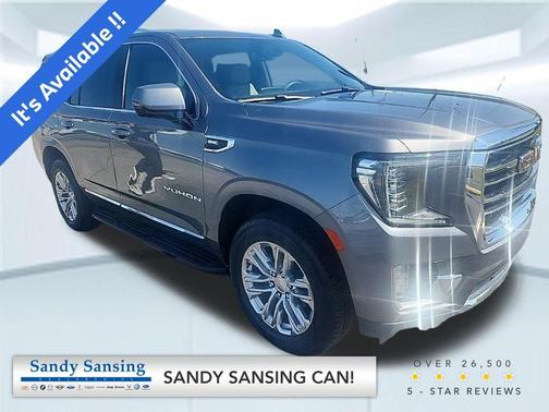 Satin Steel Metallic 2021 GMC Yukon SLT