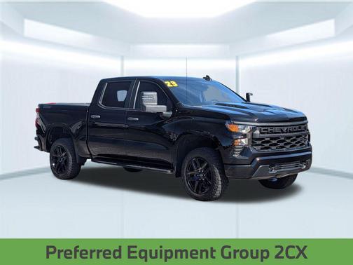 Black 2023 Chevrolet Silverado 1500 Custom Trail Boss