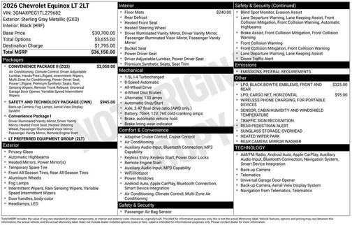 2026 Chevrolet Equinox 1LT