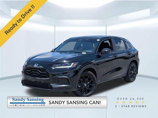 Crystal Black Pearl 2024 Honda HR-V 2WD Sport