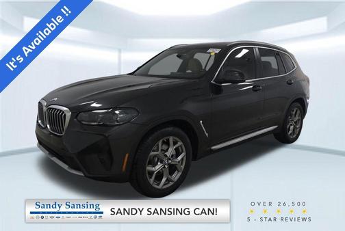 Dark Graphite Metallic 2022 BMW X3 sDrive30i