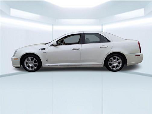 White Diamond Tricoat 2008 Cadillac STS V8