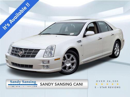White Diamond Tricoat 2008 Cadillac STS V8