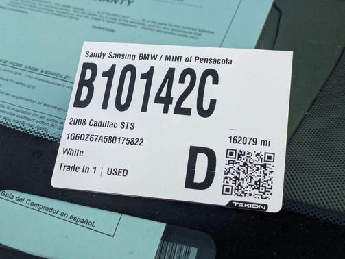 2008 Cadillac STS V8