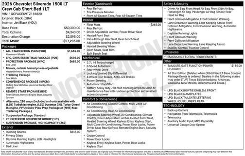 2026 Chevrolet Silverado 1500 LT