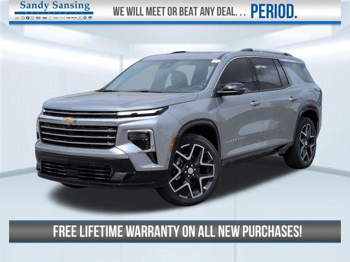 Sterling Gray Metallic 2026 Chevrolet Traverse High Country