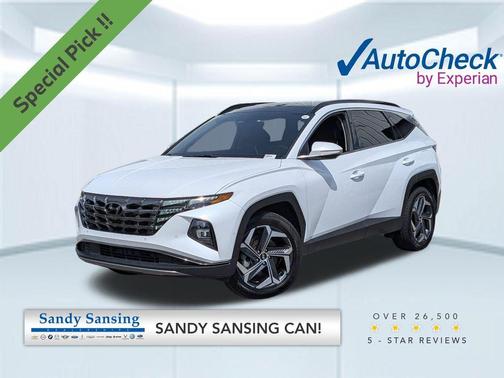 Quartz White 2022 Hyundai TUCSON Hybrid Limited
