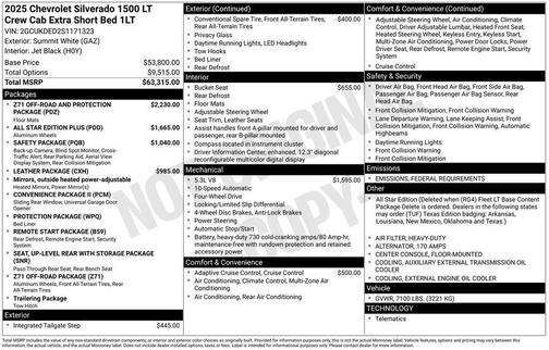 2025 Chevrolet Silverado 1500 LT