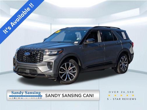CARBONIZED GRAY METALLIC 2026 Ford Explorer ST-Line